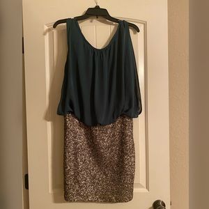 MM Couture Chiffon and Sequin Dress by Miss Me